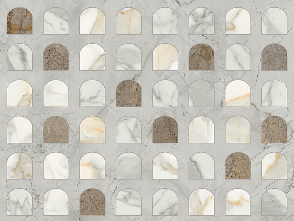 Пол / керамогранит с мраморным эффектом Marca Corona скульптурная ARCH-00073450