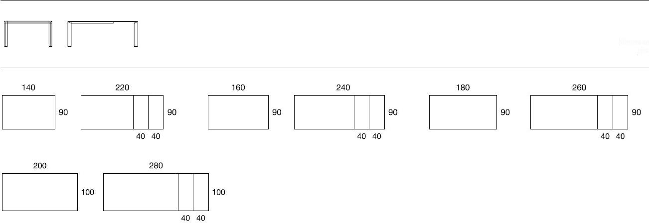 Pointhouse Раздвижной прямоугольный стол из анодированного алюминия sun-id-1507943 - Вид №7