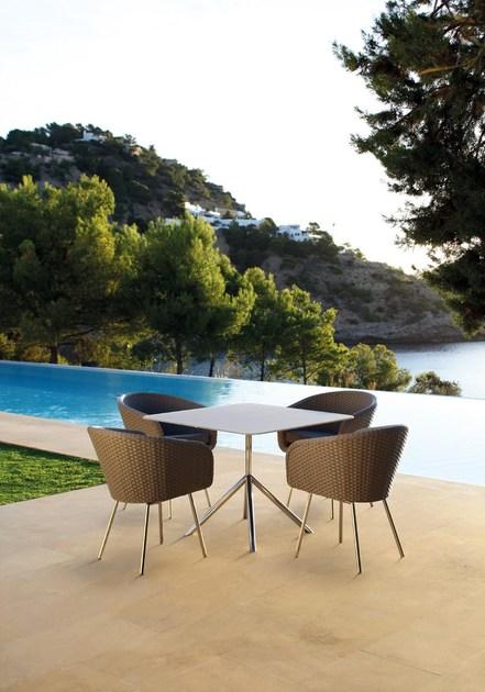 FueraDentro Прямоугольный садовый стол из стали Shell sun-id-1461000 - Вид №1