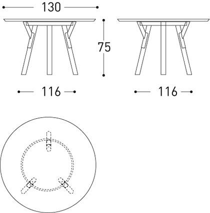 Varaschin Круглый стол в hpl Link sun-id-1370187 - Вид №2