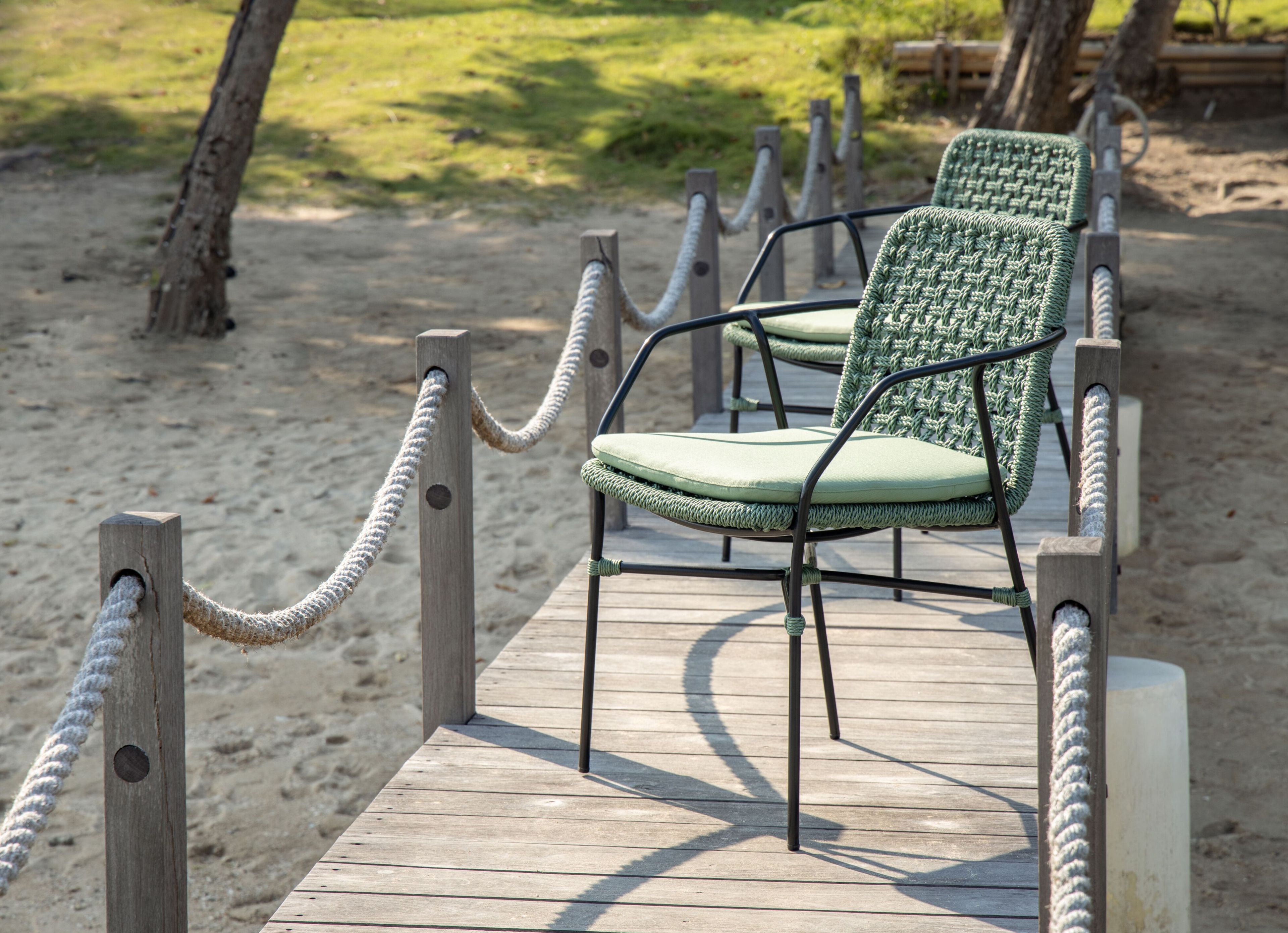 Веревочный садовый стул с подлокотниками cbdesign Grace ARCH-00079082 - Вид №8