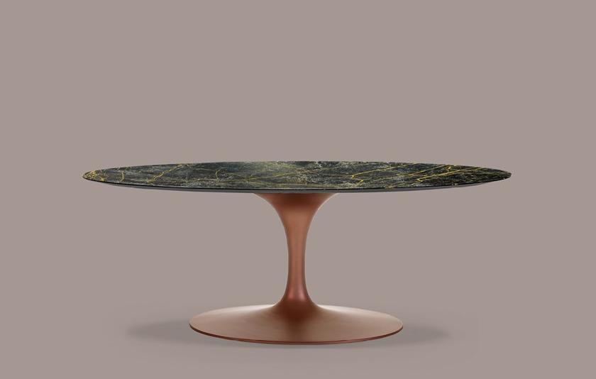 Borzalino Овальный мраморный журнальный столик sun-id-1434863 - Вид №1