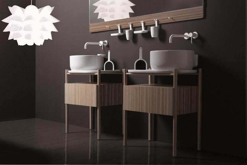 Olympia Ceramica Тумба под умывальник из дерева Ukiyo-e Mouk - Вид №10