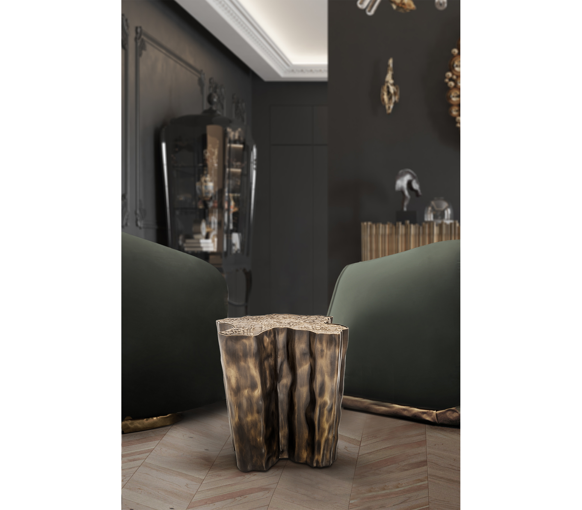 0-231 Приставной столик Eden с патиной Boca Do Lobo  - Вид №4