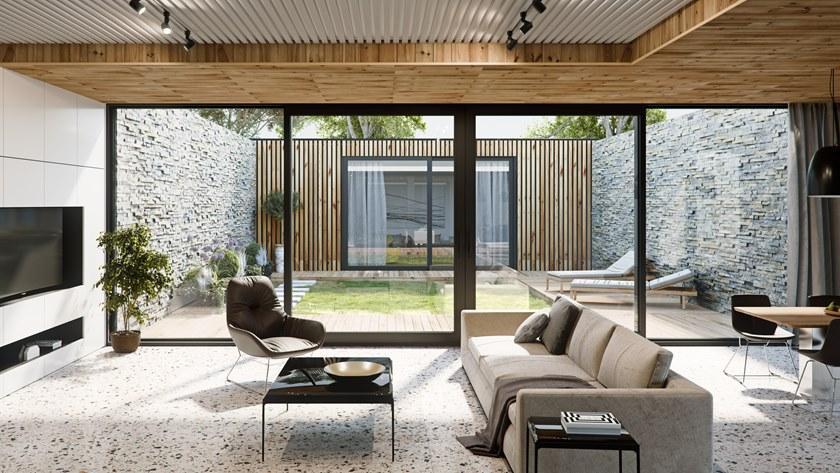 Oknoplast Подъемно-раздвижная алюминиевая дверь Aluslide sun-id-1373814 - Вид №1