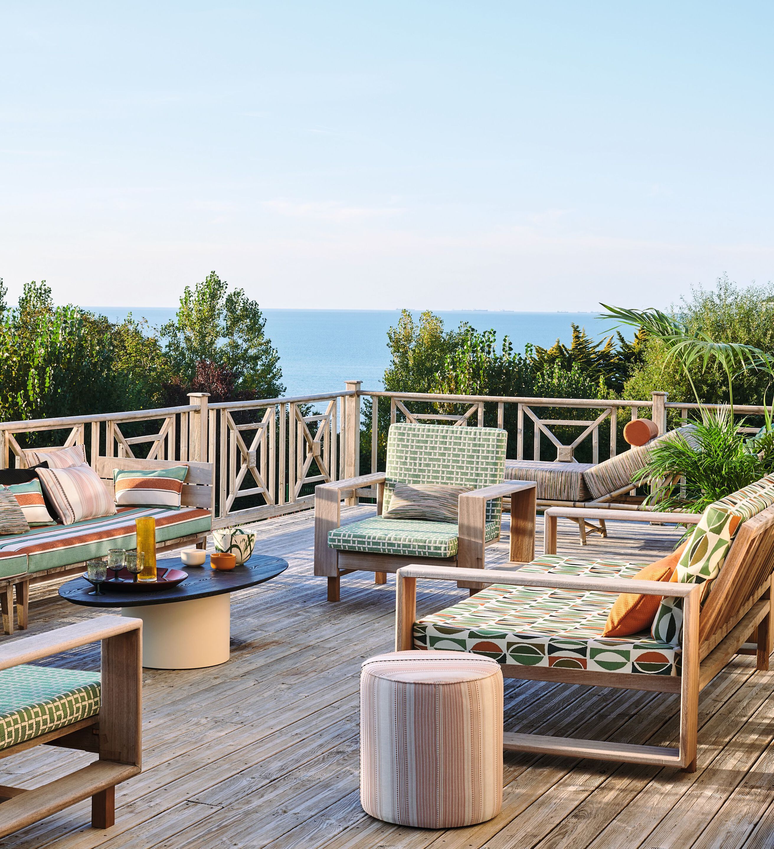 Ткань в полоску Casamance Amalfi ARCH-00073866 - Вид №3