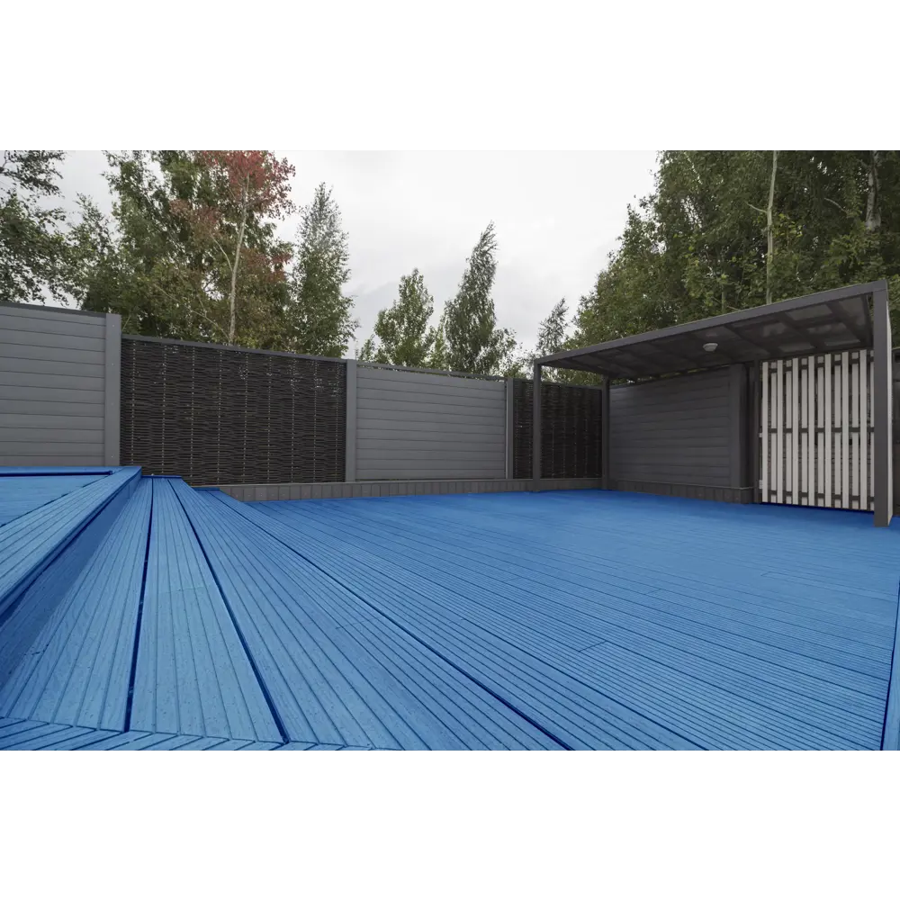 Террасная доска ДПК MultiDeck цвет лазурь 3000х150х27 мм 0.45 м² 82736296 STLM-2057189 МУЛЬТИДЕК  - Вид №12