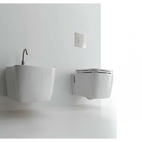 42812 Подвесной унитаз настенный Белый  Nutty Италия Santreyd - Вид №3