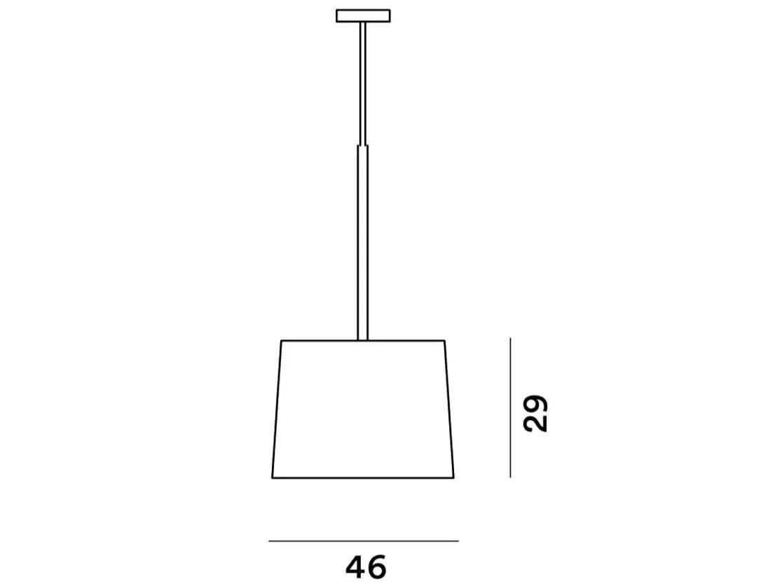 Подвесной светильник из композитного материала Foscarini ARCH-00035918 - Вид №4