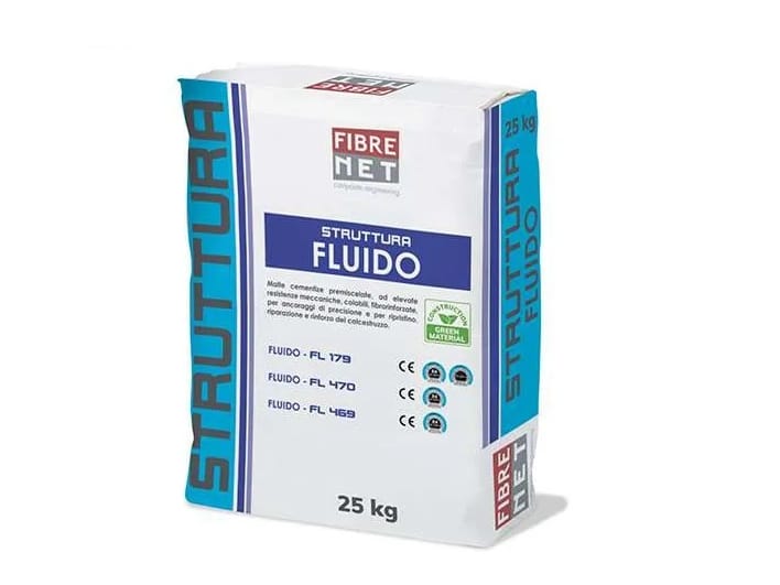 Супер жидкий цементный раствор с неорганическими волокнами Fibre Net структура ARCH-00094889