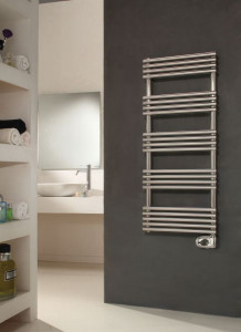 3581440402013 Cordivari Sandy Electric, полотенцесушитель электрический 1155/500, цвет полированная сталь