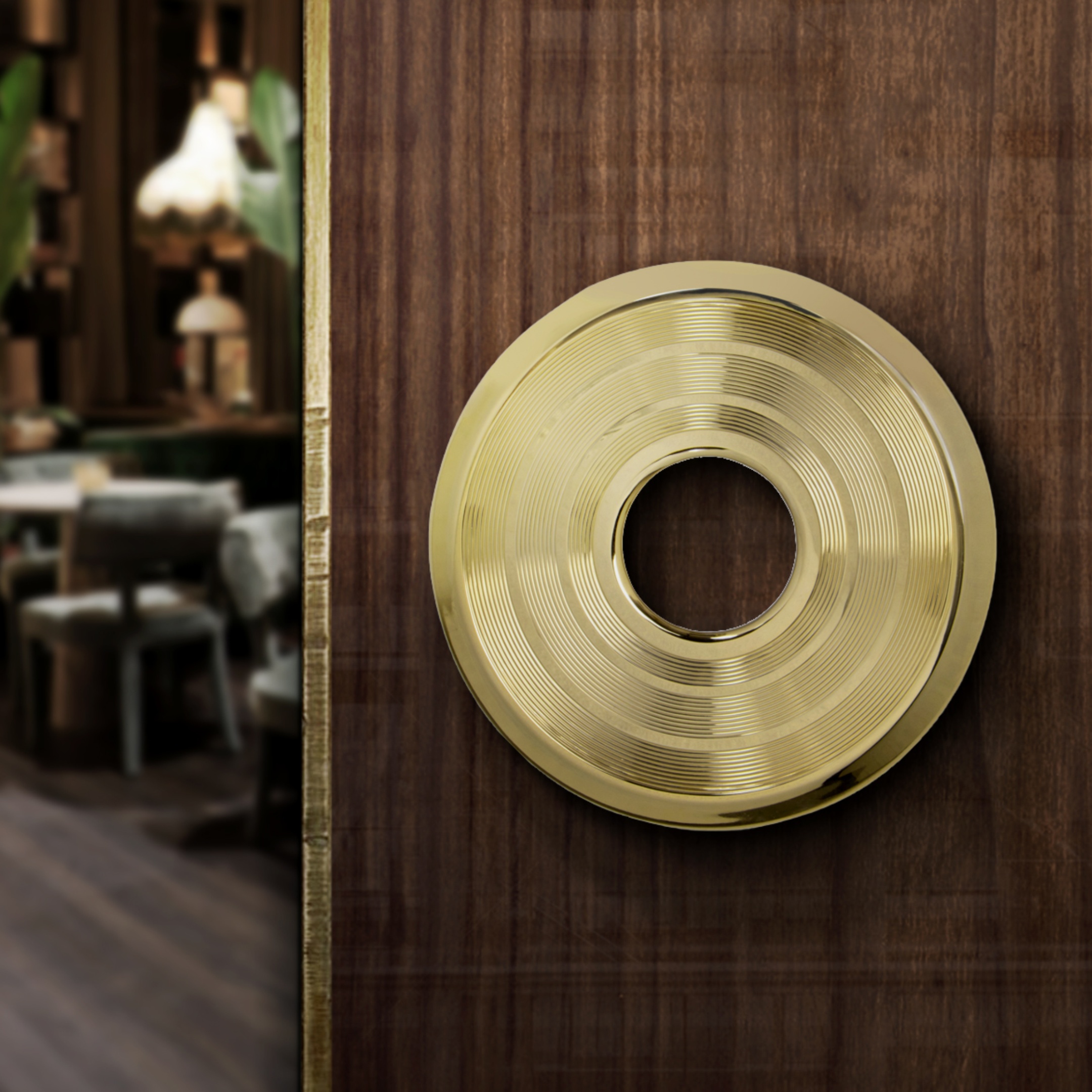 TW5004 PullCast Дверные тяги HENDRIX Позолоченный  - Вид №3