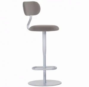 Alias Высокий поворотный табурет из ткани Atlas