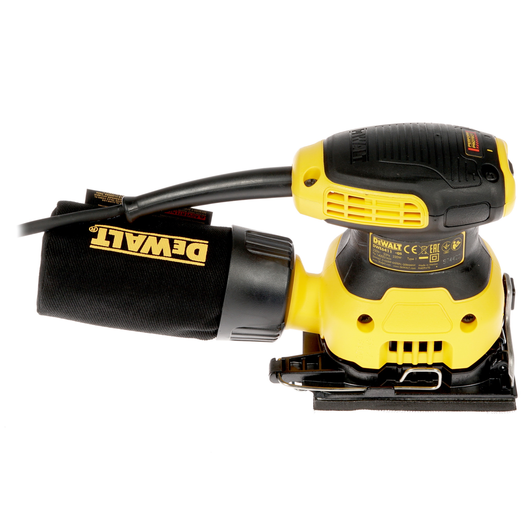 Виброшлифовальная машина DeWalt DWE 6411 1081460 STDN-0048351 - Вид №3