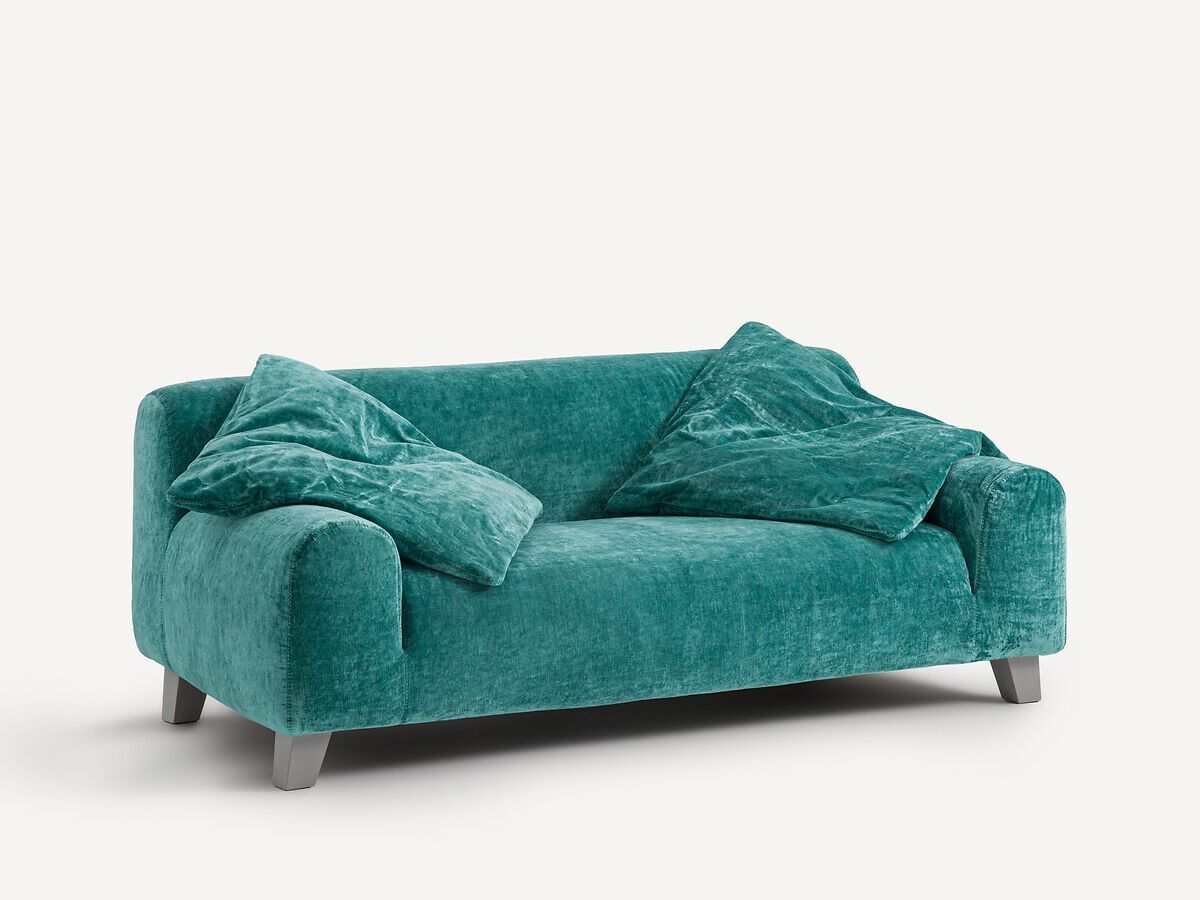 3-местный бархатный диван AMPM Bold ARCH-00066664 - Вид №1