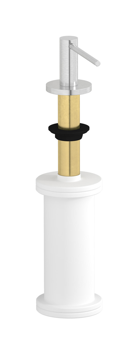 Держатель дозатора мыла WE ARE IB pu102ss Brushed Nickel Puro