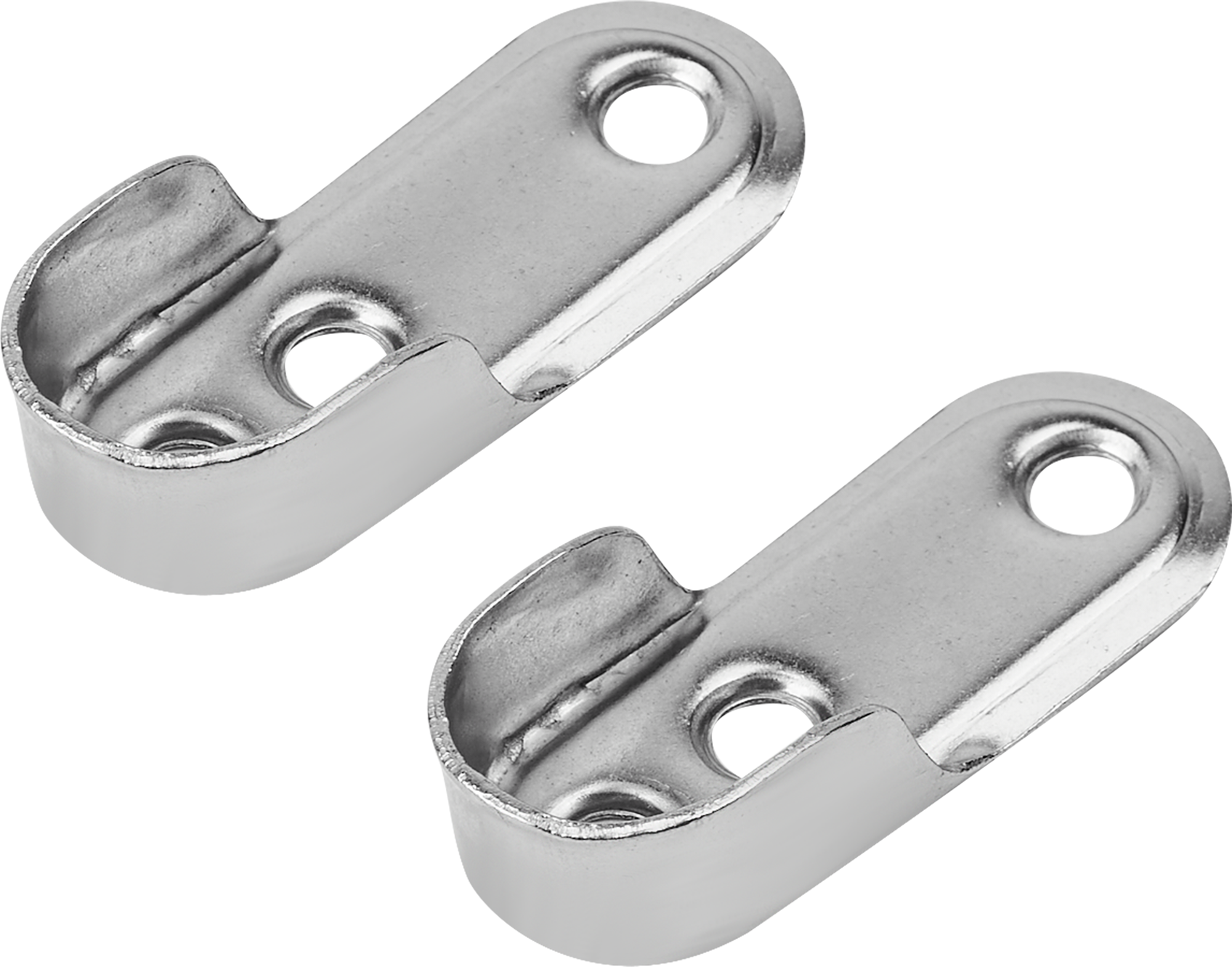 ELEMENT Держатель для овальной штанги 30×15 мм хром (2 шт) 14398030 STLM-0004926 - Вид №1