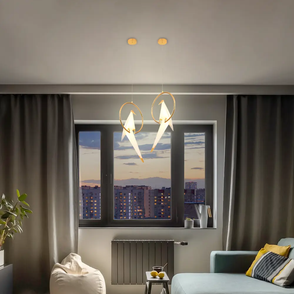 Светильник подвесной Birde 516037 4 м² нейтральный белый свет, цвет золотистый 88333065 STLM-2015134 RITTER  - Вид №17