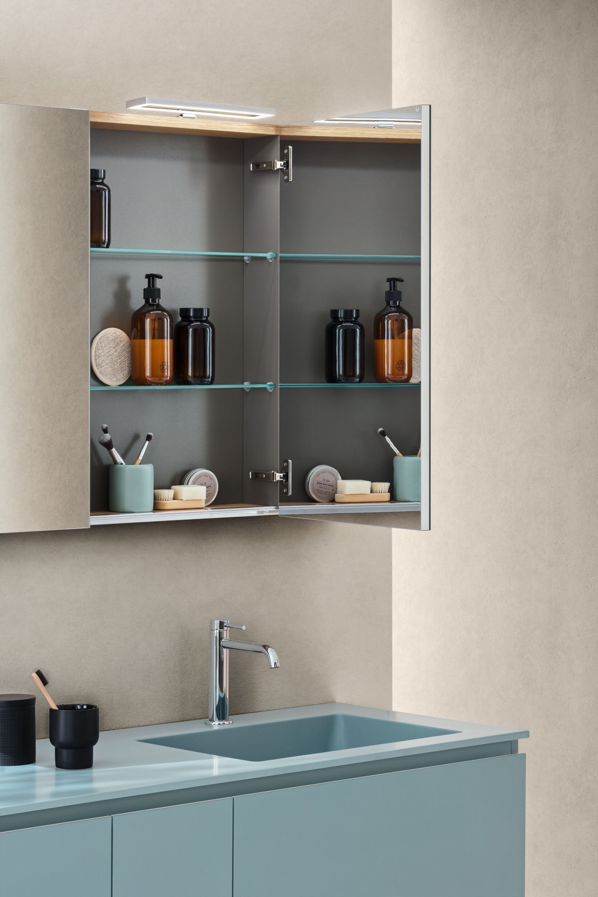 Подвесной умывальник из термо текстурированного и матового лака ARBLU Dress System ARCH-00121577 - Вид №4