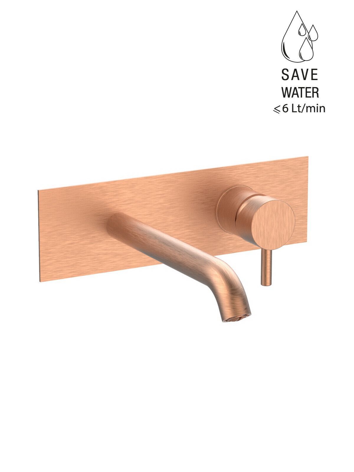 Настенный однорычажный смеситель для раковины с ограничителем расхода Rubinetterie Frattini Pepe XL ARCH-00076573 - Вид №70