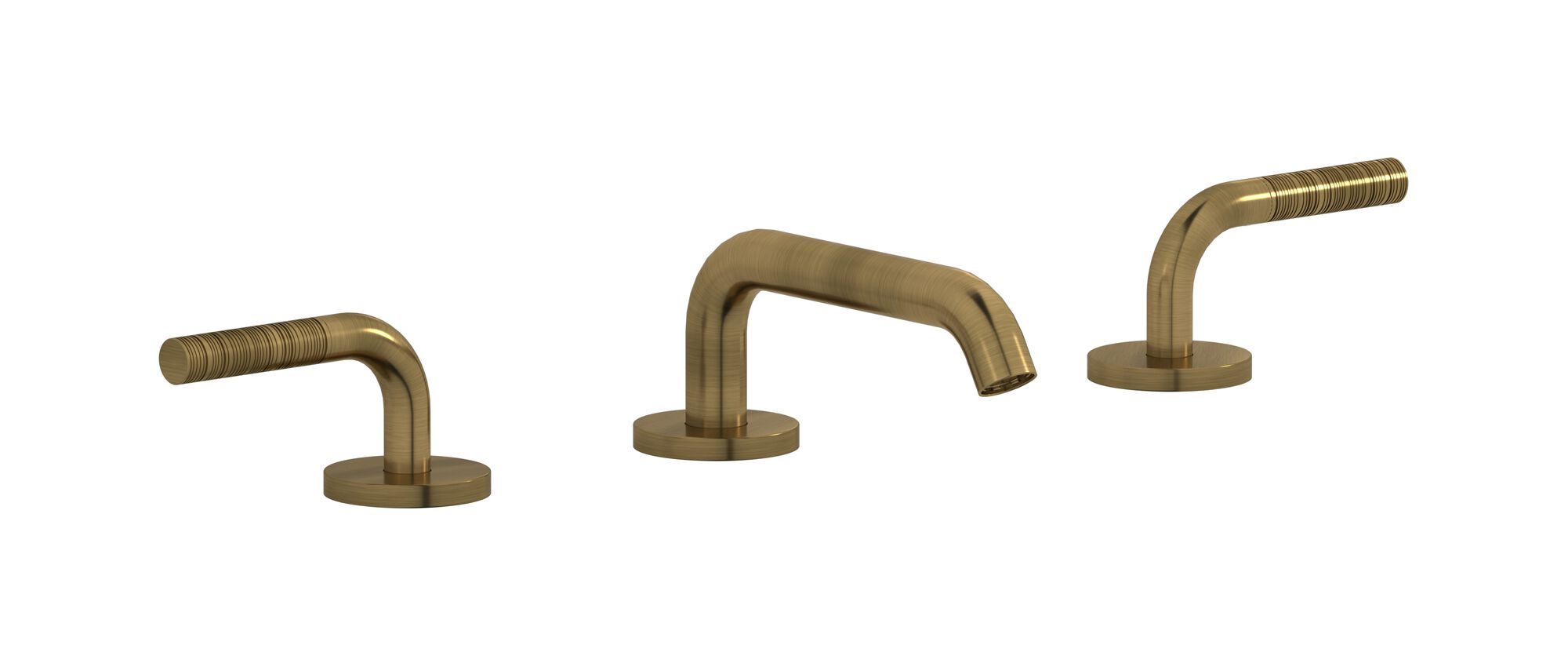 Смеситель для раковины с 3 отверстиями для пола с автоматическим сливом IB винил ARCH-00118431 - Вид №5