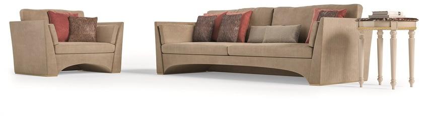 SCAPPINI & C Кресло из ткани с подлокотниками Attitude 3780-1 - Вид №1