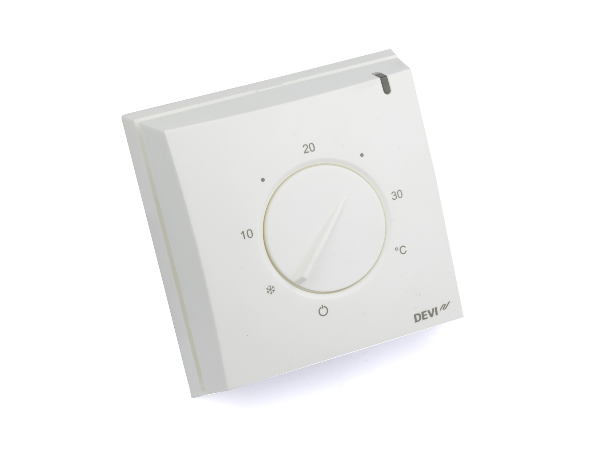 Danfoss DEVIreg™ 130/132 — электронные терморегуляторы для теплого пола с накладным корпусом DEVIreg 130 терморегулятор с датч. пола 140F1010  - Вид №5