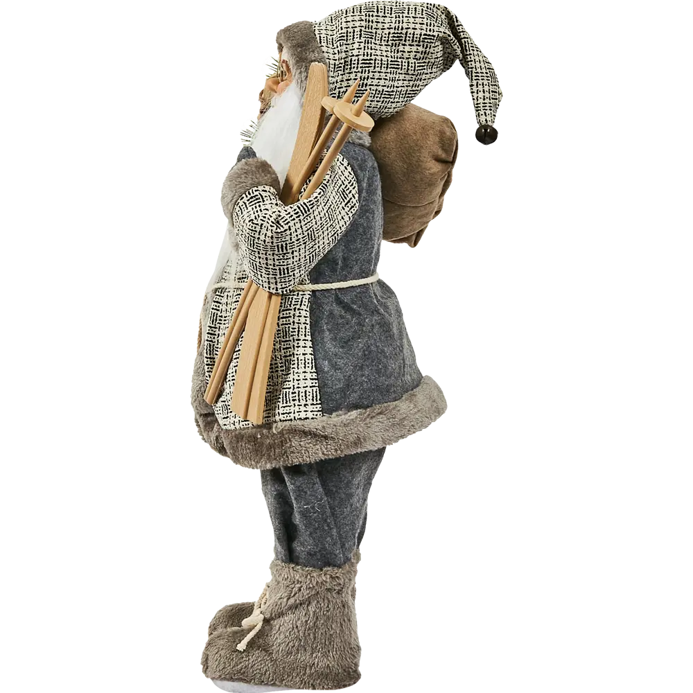 87547266 Фигура декоративная Санта в сером 60см STLM-1356804 Santreyd Christmas - Вид №3