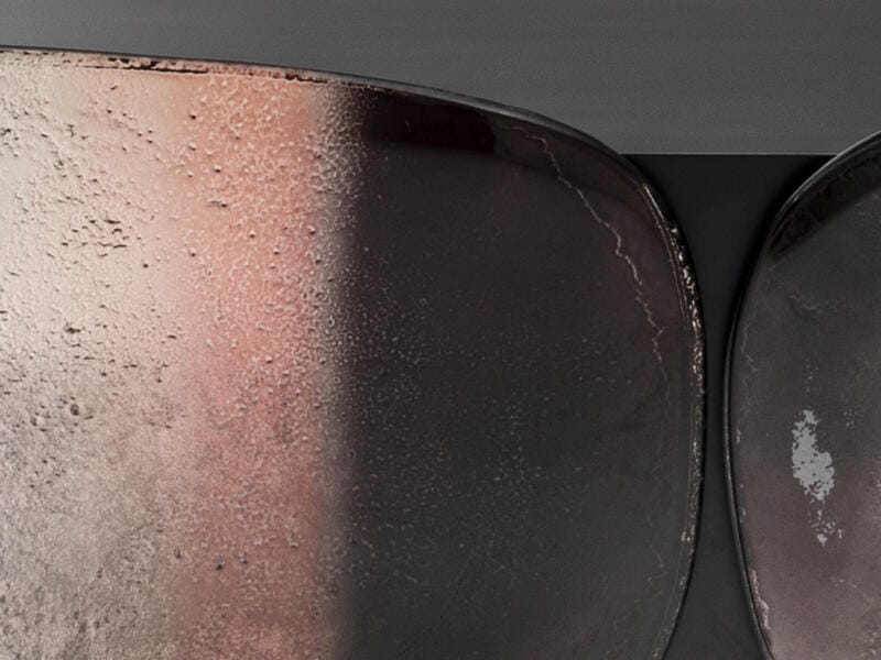 Низкий стеклянный шкаф для телевизора с распашными дверцами ARTE VENEZIANA Melt ARCH-00119146 - Вид №8