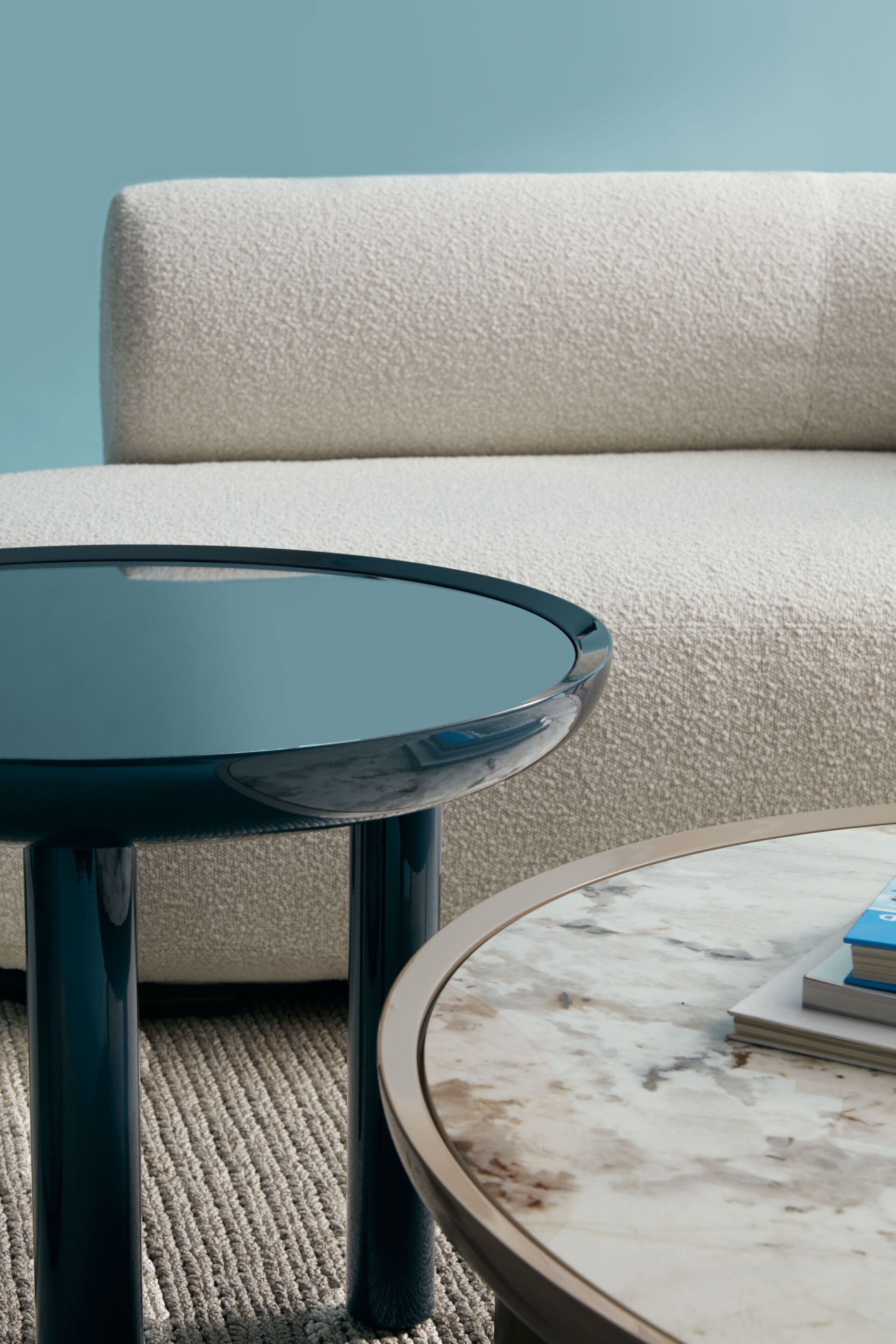 Низкий круглый журнальный столик из керамогранита Kartell K-TOP ARCH-00062411 - Вид №3