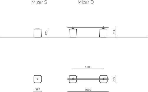 Metalco Сиденье на открытом воздухе в hpc Stile molecular concrete sun-id-1464423 - Вид №2