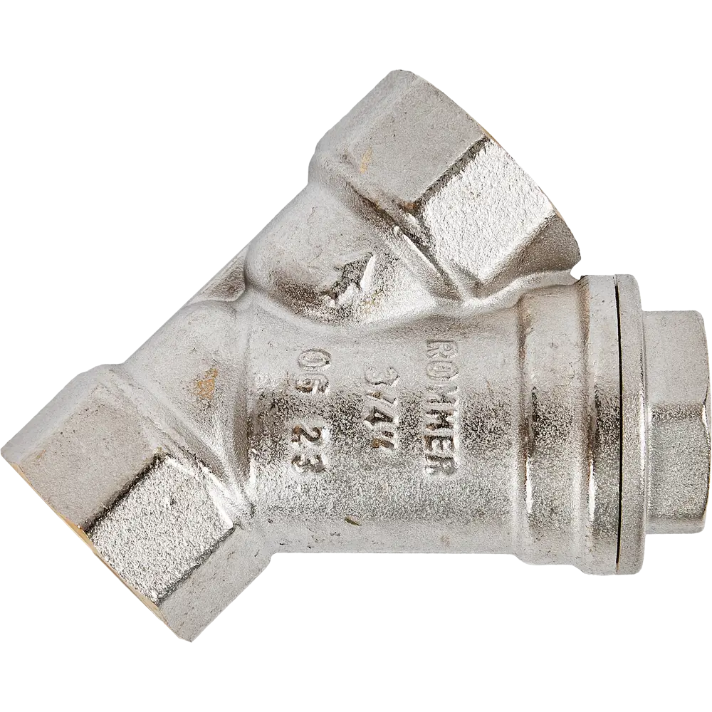 Фильтр косой Rommer 3/4" для систем водоснабжения с фильтрацией 500 мкм 89341964 STLM-0810463 - Вид №1
