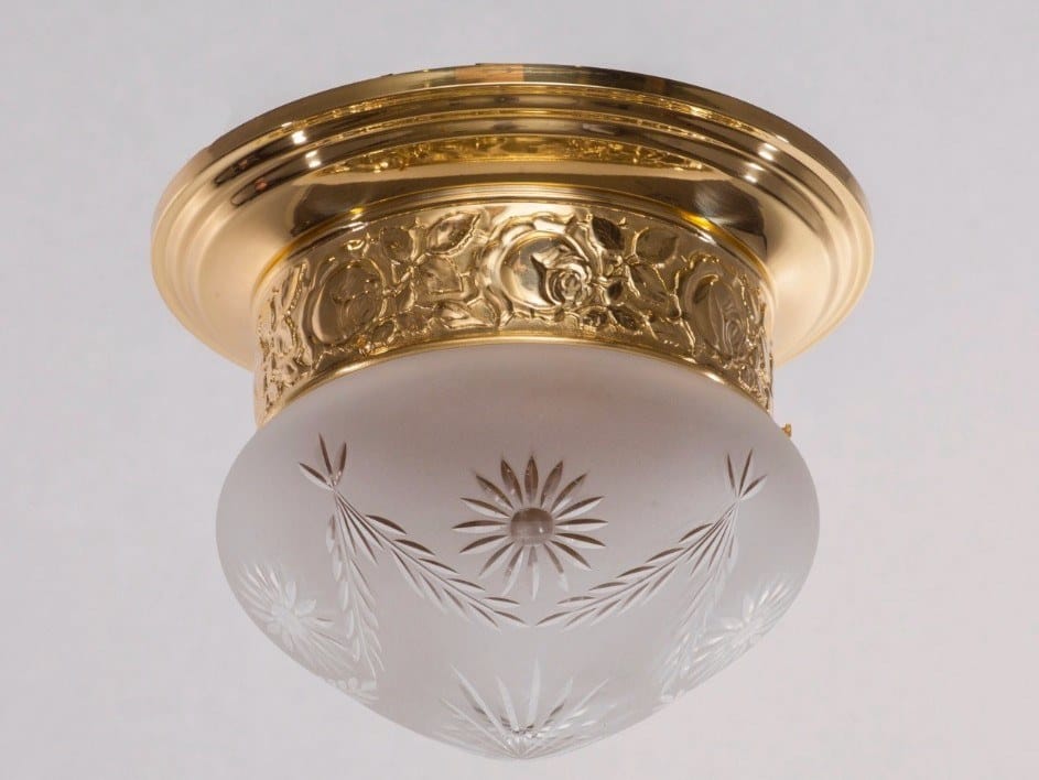 Латунный потолочный светильник Patinas Lighting PECS ARCH-00076160