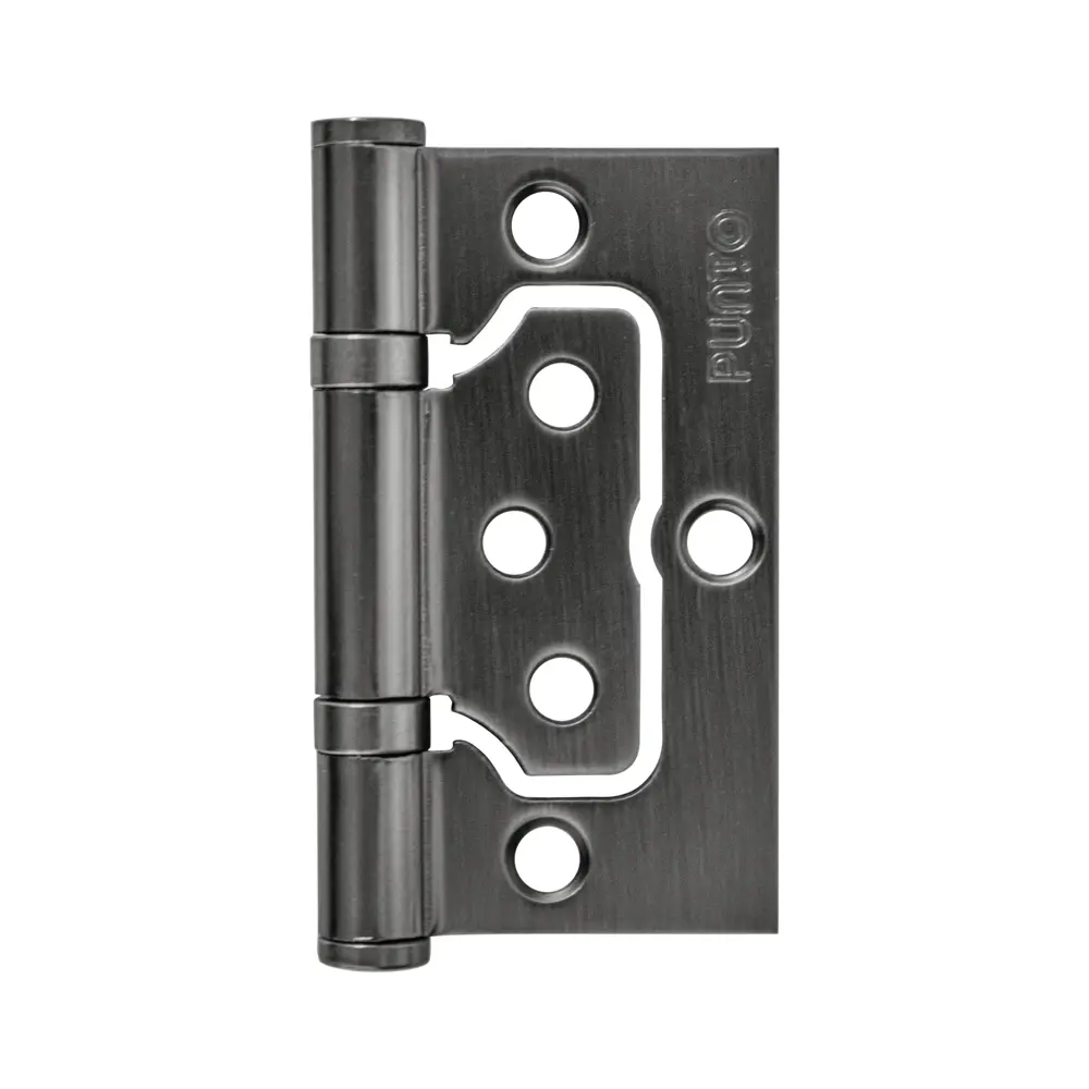 Петля бабочка без врезки Punto 75x60x2.5 мм сталь цвет графит STLM-2132848