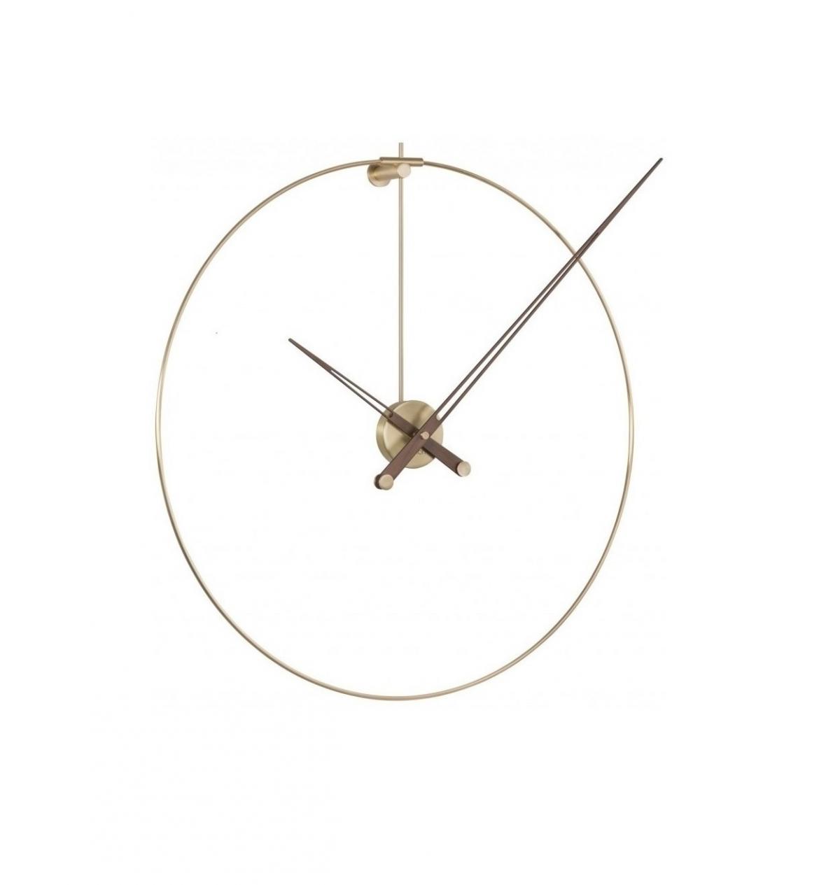 095492 Настенные часы латунь- орех Nomon New Anda 