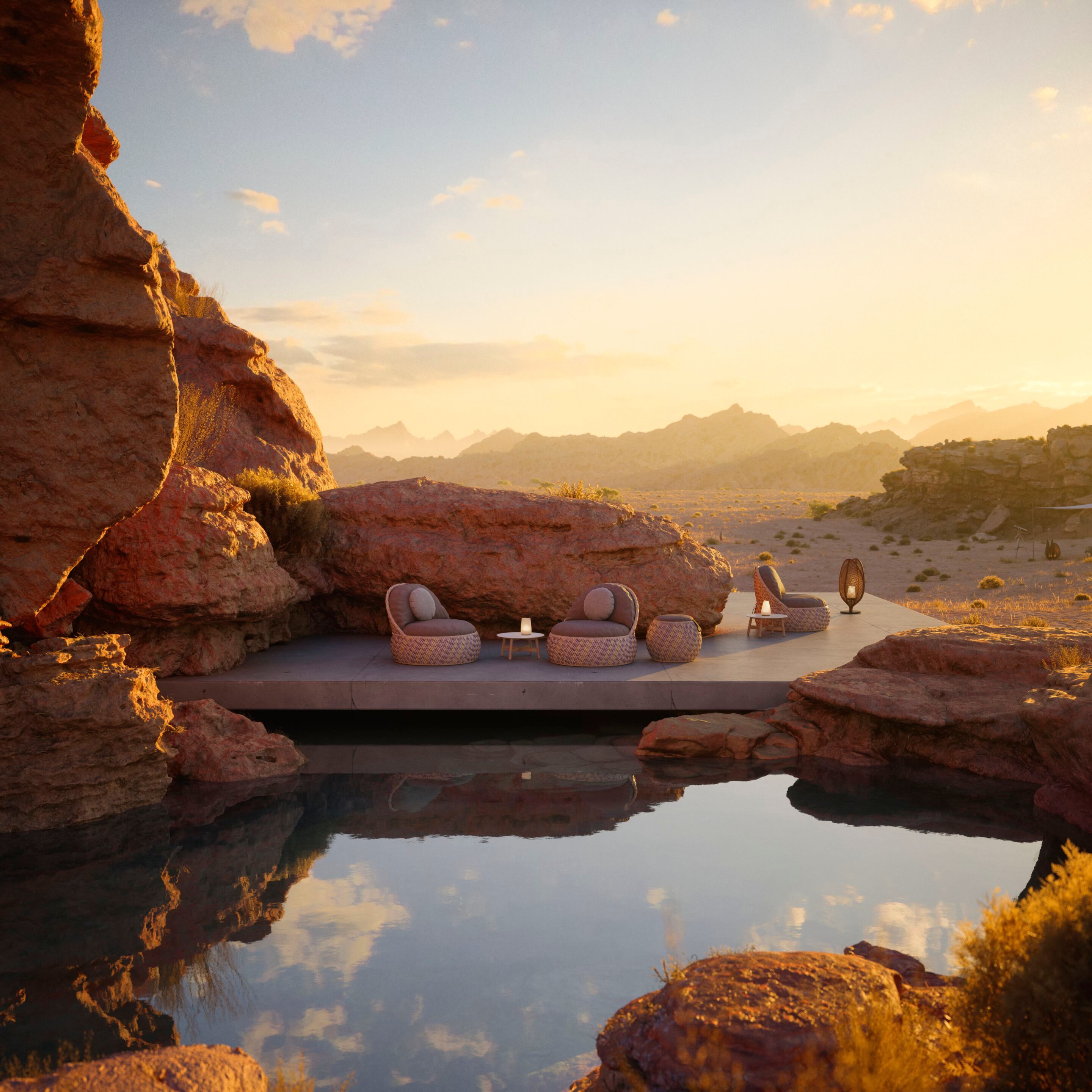 Фонарь из синтетического волокна DEDON DALA ARCH-00107247 - Вид №10