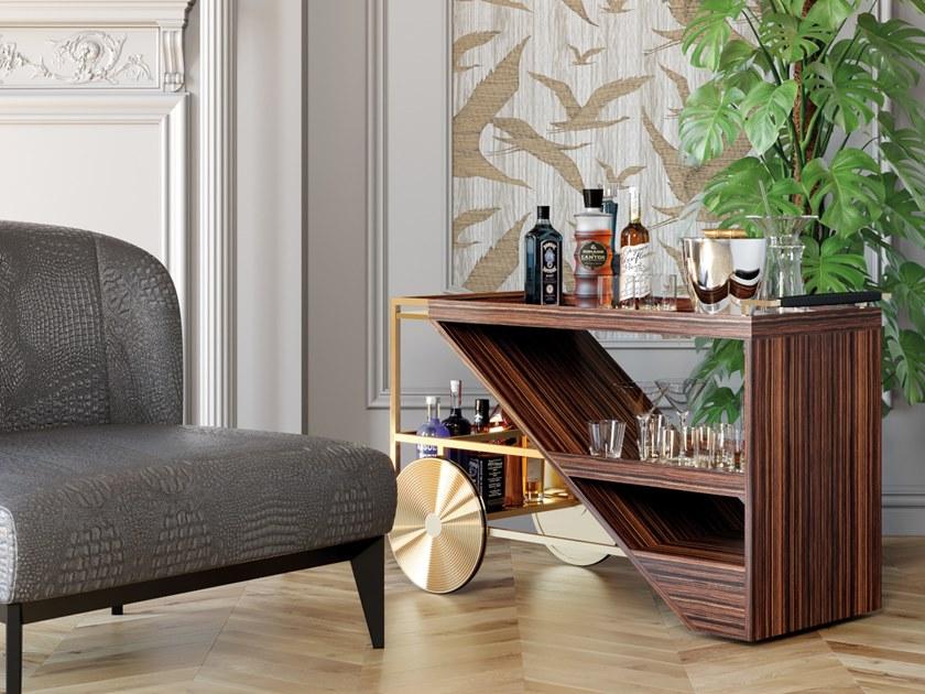 Jetclass Тележка барная деревянная  Jez219  - Вид №3