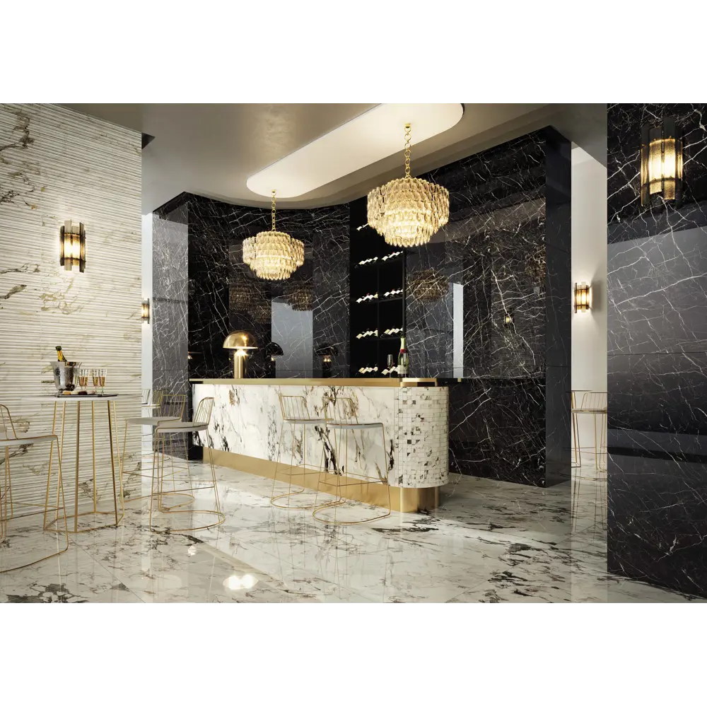 Керамогранит Allure Imperial Black 45x45 см 1.215 м² матовый цвет черный 82631394 STLM-2209904 Santreyd - Вид №4