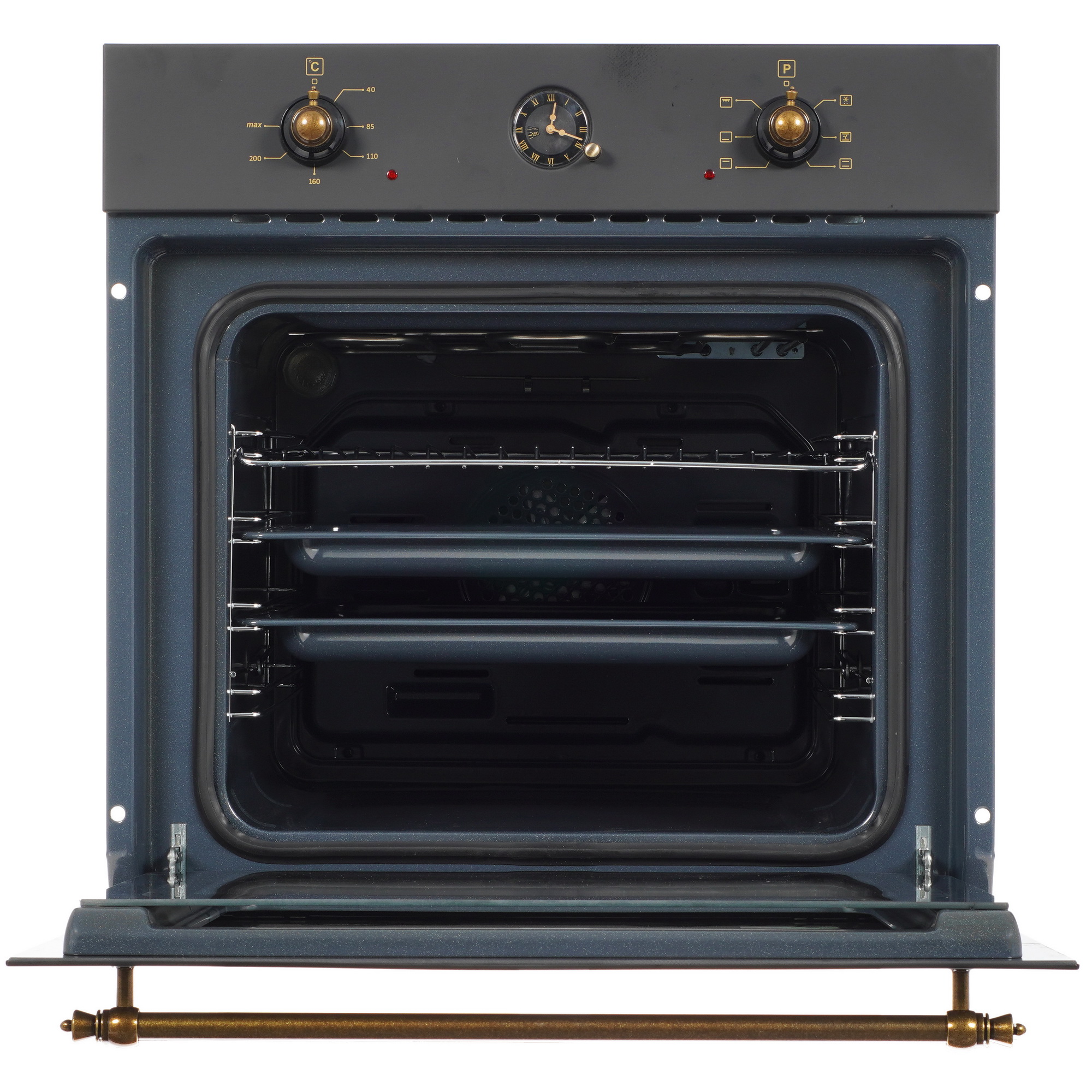 1197014 Электрический духовой шкаф MBS DE-606BL черный STDN-0064630 - Вид №6