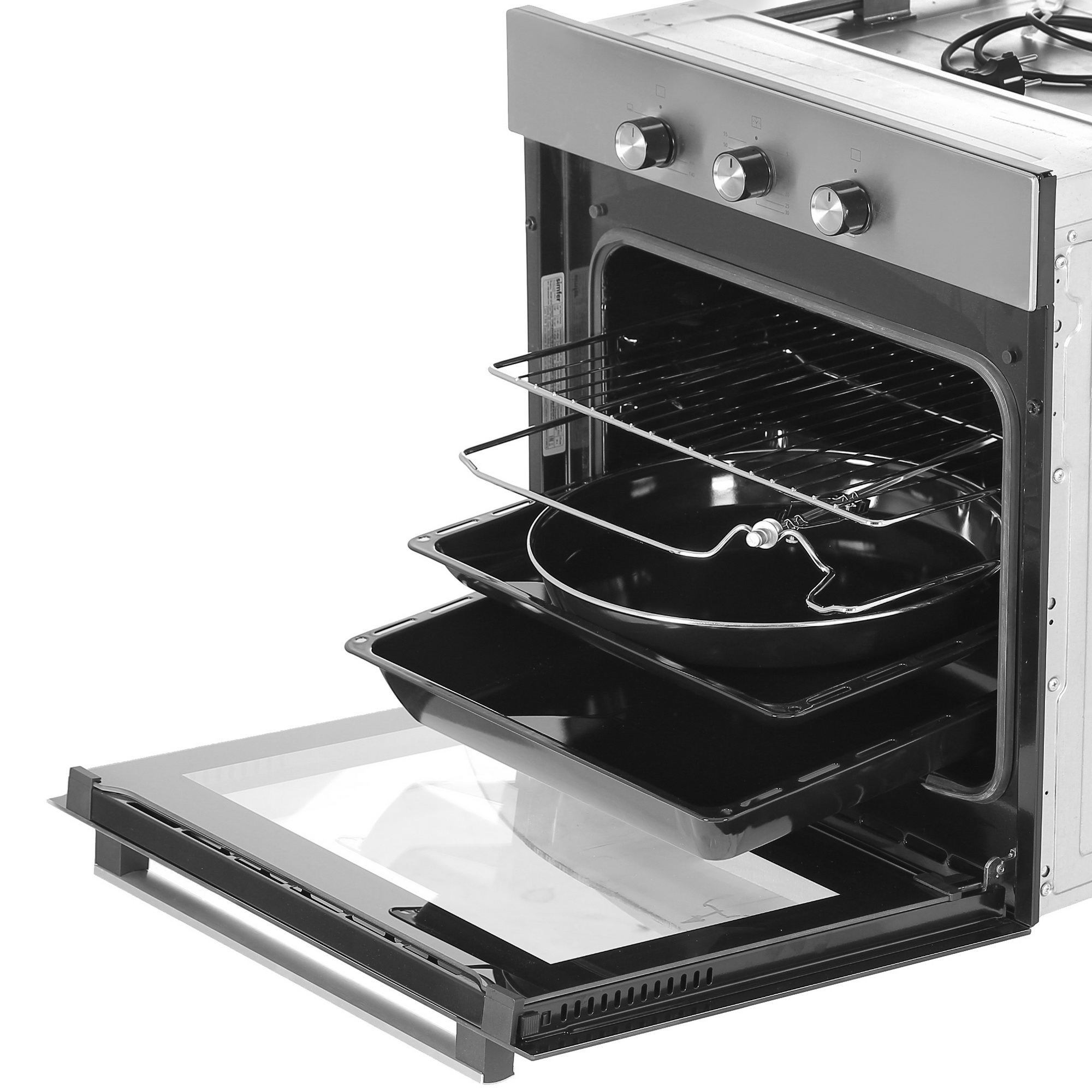 8186950 Газовый духовой шкаф Simfer B6GM12016 STDN-0125196 - Вид №5