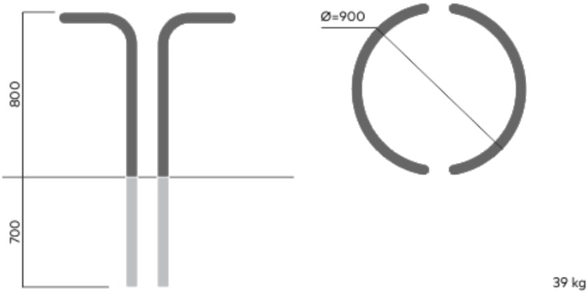 VESTRE Стальная ограждение для деревьев с порошковым покрытием Hvilan sun-id-1501733 - Вид №7
