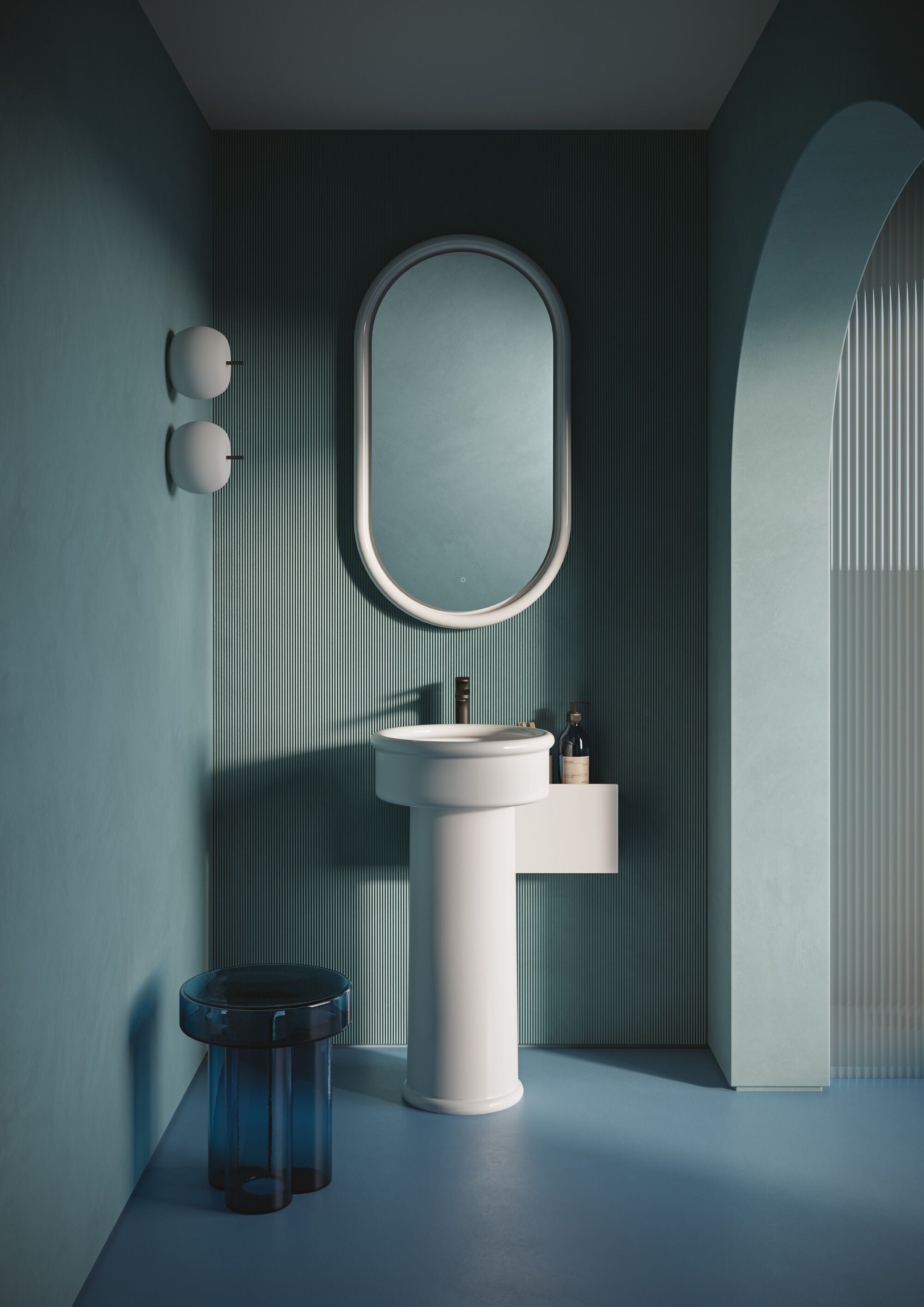 Керамическая полка для ванной комнаты ArtCeram PASSEPARTOUT ARCH-00098224 - Вид №2