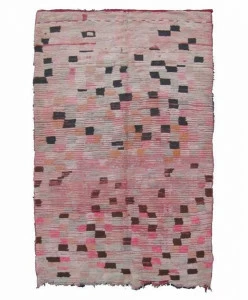 AFOLKI Прямоугольный шерстяной коврик с длинным ворсом и узором Boujad Ta521be