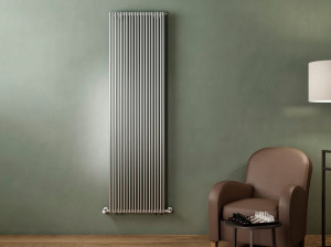 Полированная сталь вертикальная горячая вода полотенцесушитель