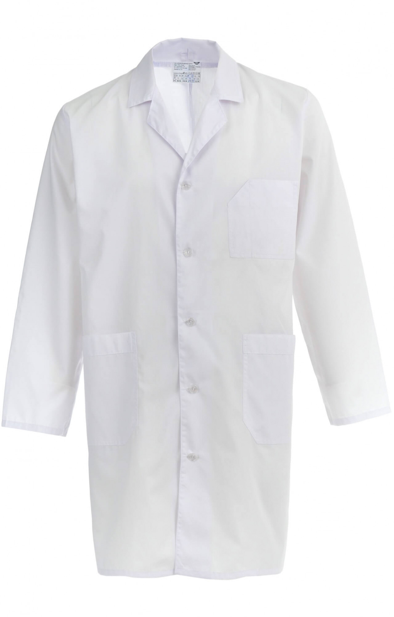 66253 Халат "Сервис" мужской белый  Медицинская одежда  размер 64-66/170-176 Спецодежда 