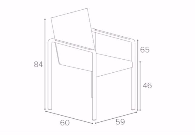 Royal Botania Садовое кресло Batyline® с подлокотниками Alura sun-id-1356140 - Вид №6
