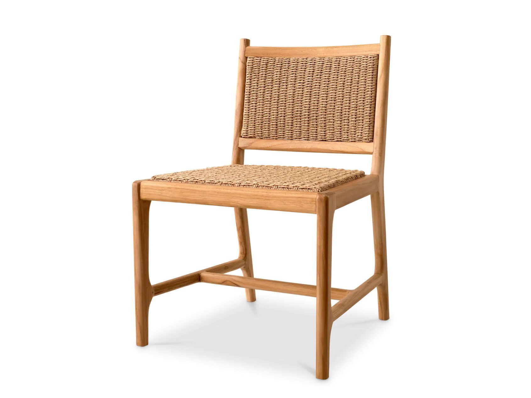 Стул для сада из тикового дерева без подлокотников Eichholtz Pivetti ARCH-00152205