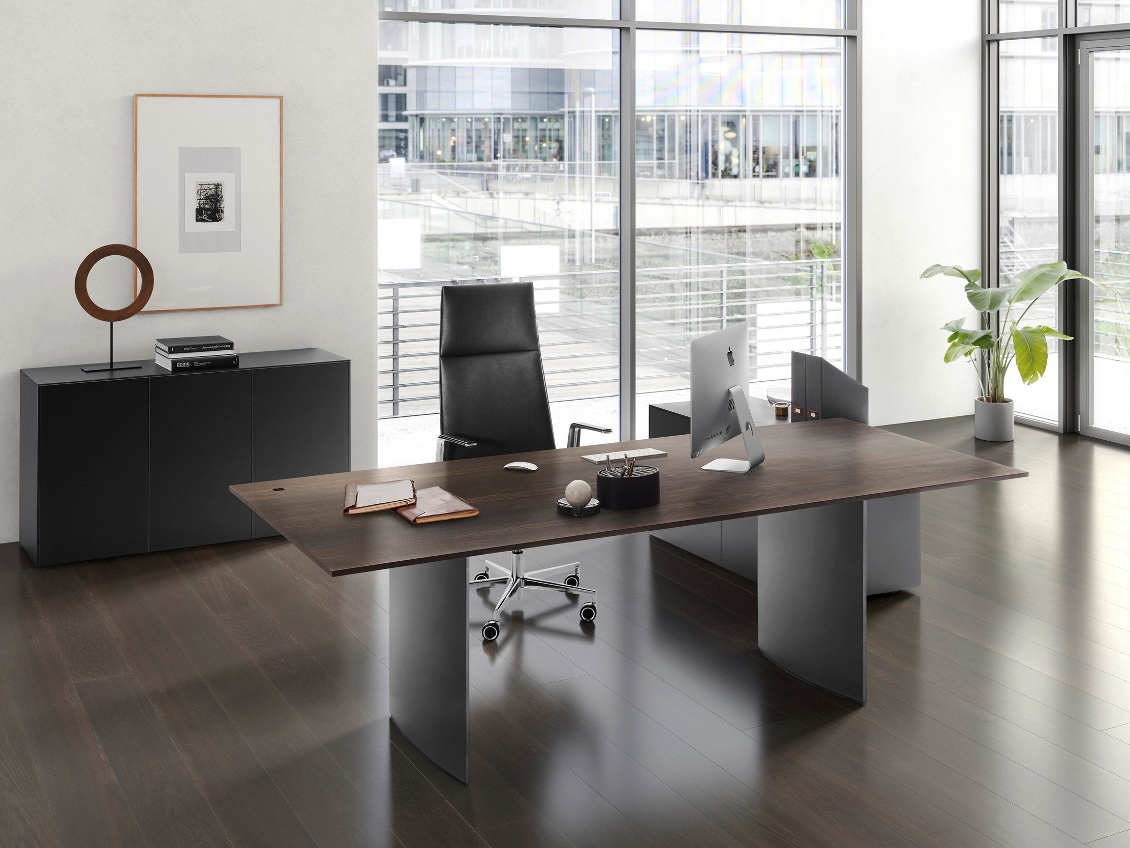 Регулируемый по высоте исполнительный стол Spiegels .time air ARCH-00066698 - Вид №1