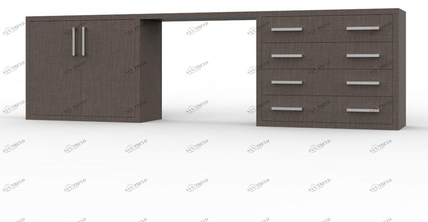 Mobilspazio Прямоугольный стол с ящиками для гостиницы Zeus sun-id-1472644