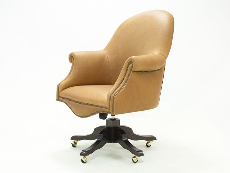 Офисное кресло с регулируемым по высоте кожаным подлокотником с 5 спицами CREARTE COLLECTIONS Gobernor Origins ARCH-00042664 - Вид №26